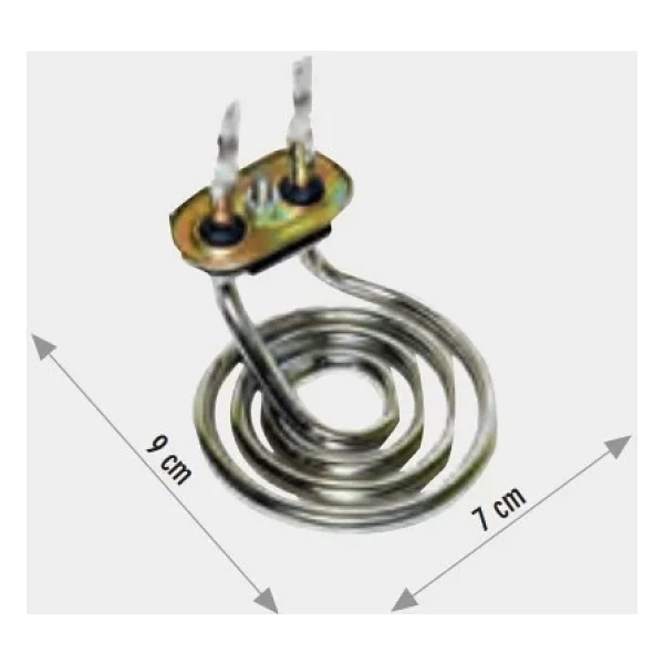 ENDER İran Semaver Rezistansı Flanşlı 1000w 220 V 6.5 Q Cr-Ni - Görsel 3