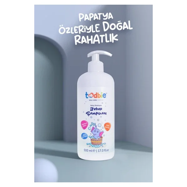 Todbie Papatya Özlü Bebek Şampuanı 500 ml 6 Adet - Görsel 5