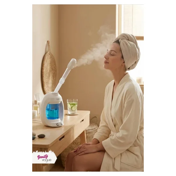 Beauty Vogue Masaüstü Vapozon Yüz Cilt Buhar Makinesi Ozonlu Cilt Bakımı Profesyonel - Taşınabilir + Vakum - Görsel 4