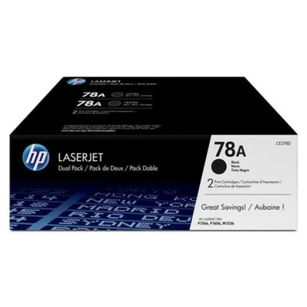 HP 78A CE278AD Siyah 2'li Toner - Görsel 8