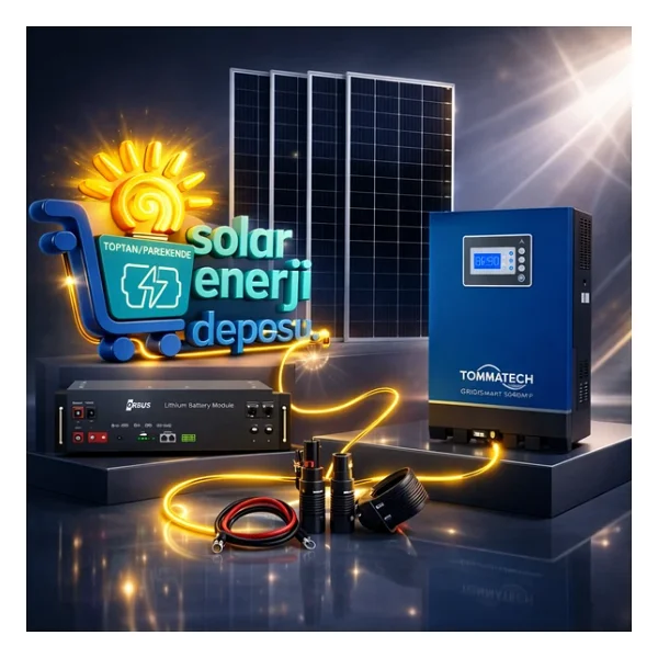 Solar Enerji Deposu 7000w Lityum Güneş Enerjisi Paketi - Görsel 2
