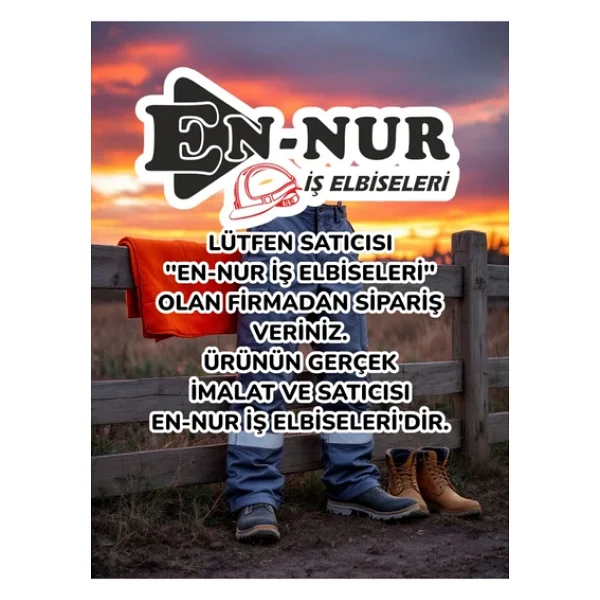En-Nur 16/12 Yazlık-Füme Iş Pantolonu - Görsel 3