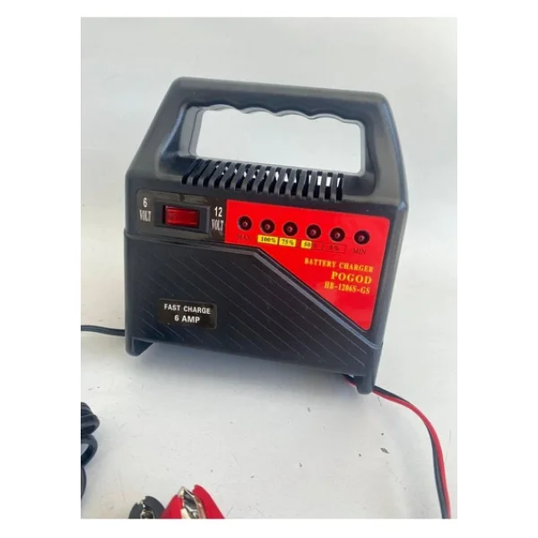 Electroon HB-1206S 6V-12V 6 Ah Taşınabilir Akü Şarj Cihazı - Görsel 3