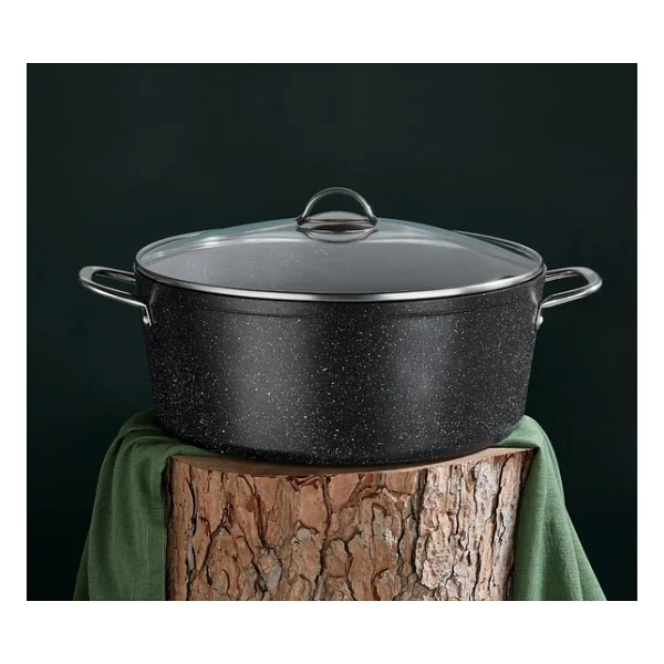 OMS Gastro 3113 32 cm Derin Granit Tencere - Görsel 6