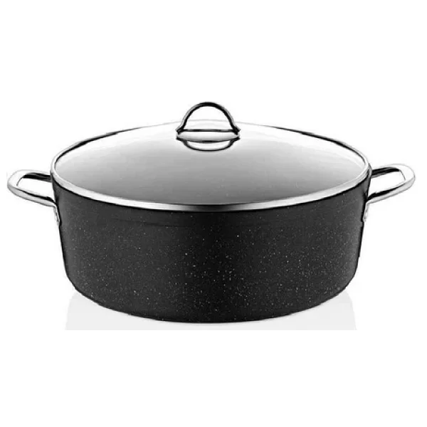 OMS Gastro 3113 24 cm Derin Granit Tencere - Görsel 6