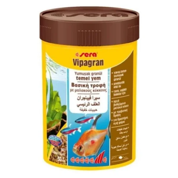 Sera Vipagran Nature 100 ml Granül Balık Yemi - Görsel 7