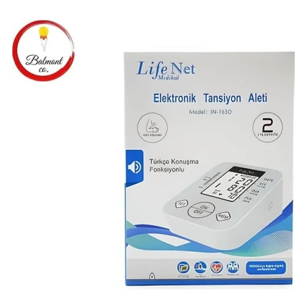 Life Net JN-163D Koldan Konuşan Dijital Tansiyon Aleti - Görsel 4