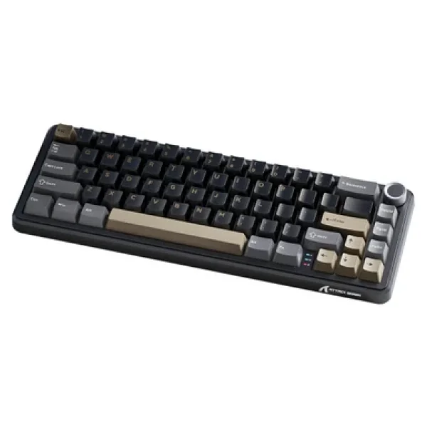 Silabor Attack Shark X66 Kablosuz Mekanik Klavye Side Printed Pbt Keycaps - Görsel 2