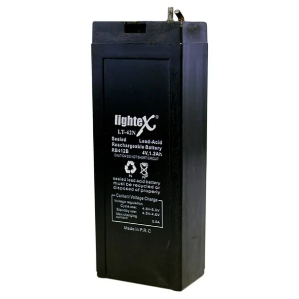 Lightex 4V 1.2AH Bakımsız Işıldak Aküsü LT-42 - Görsel 3