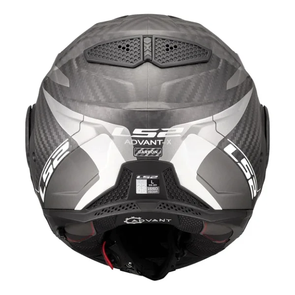 LS2 Advant X Karbon Horizon Çene Açılır Motor Kaskı - Görsel 3