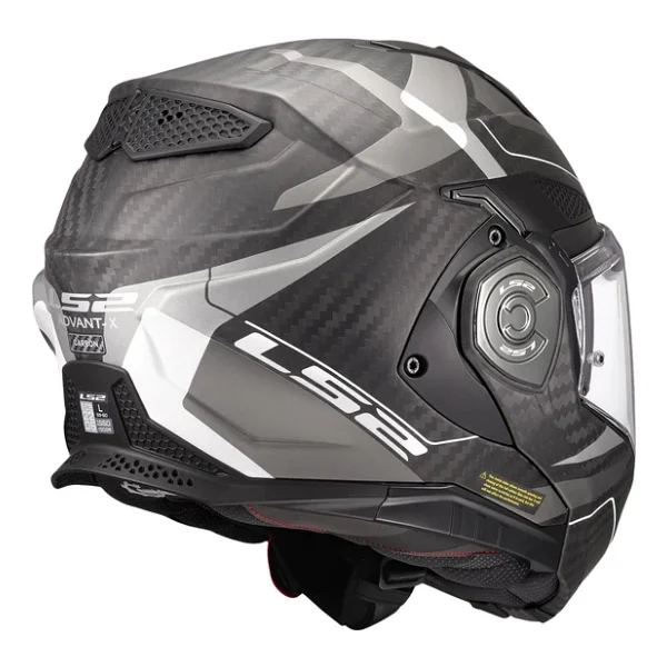 LS2 Advant X Karbon Horizon Çene Açılır Motor Kaskı - Görsel 4