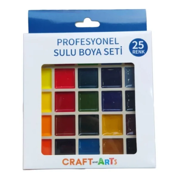 Craft And Arts Profesyonel Sulu Boya Seti 25 Renk - Görsel 5