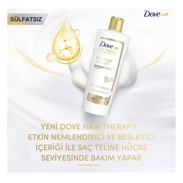 Dove Hair Therapy Breakage Remedy Sülfatsız Şampuan 350 ml - Görsel 8