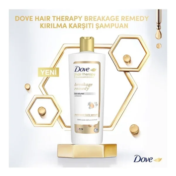 Dove Hair Therapy Breakage Remedy Sülfatsız Şampuan 350 ml - Görsel 4