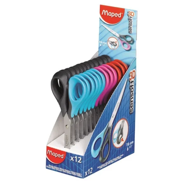 Maped 16 Cm Sensoft Simetrik Makas 169600 - Görsel 8