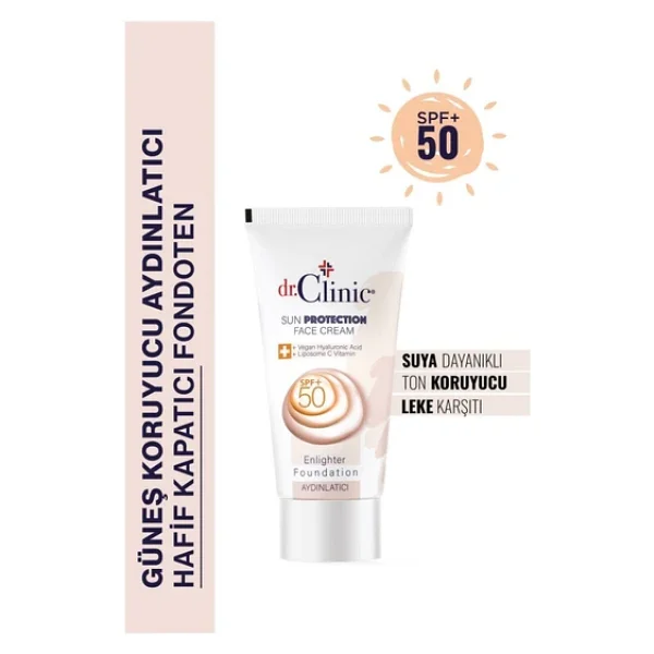 Dr. Clinic Aydınlatıcı 50 Faktör Güneş Kremi 50 ml - Görsel 5