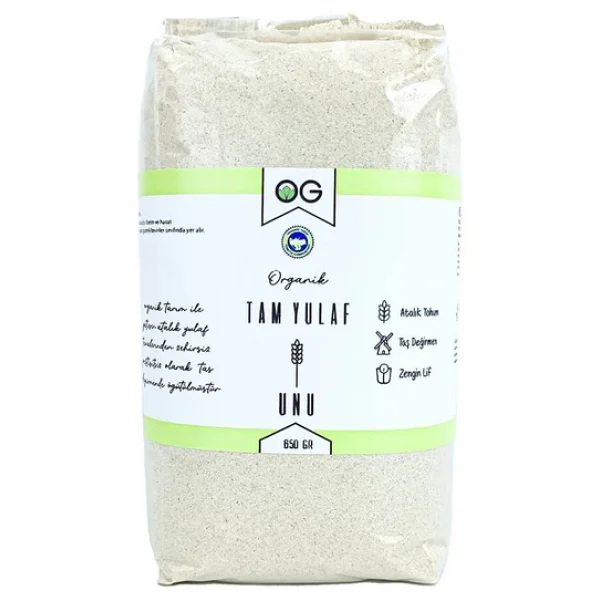 OG Natural 650 gr Organik Tam Yulaf Unu - Görsel 6