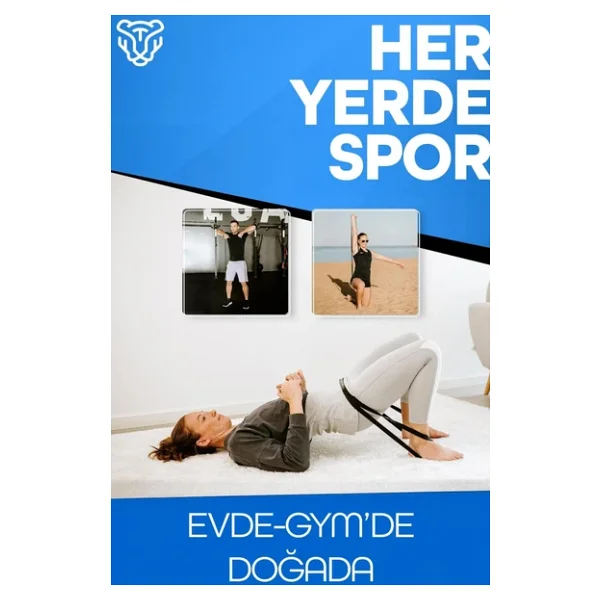 25 KG Siyah Barfiks Direnç Bandı - Sert Gym Kas Geliştirme Pilates Fitness Antrenman Lastiği - Görsel 5
