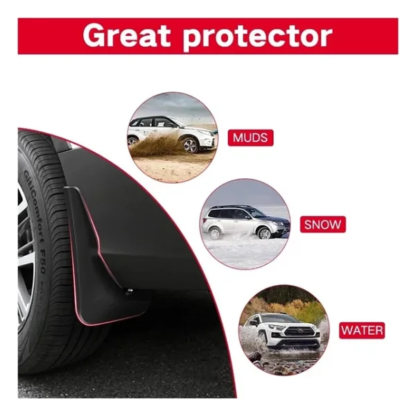 Tiggo 8 Pro Paçalık Tozluk Çamurluk Siyah 4'lü - Görsel 4