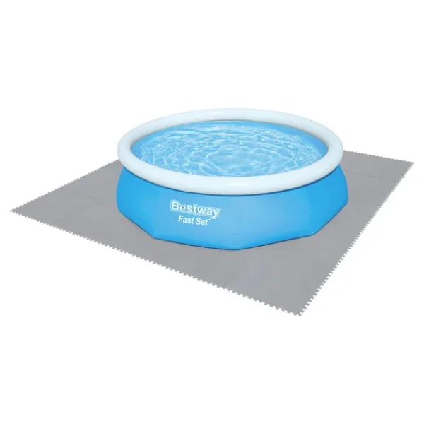 Bestway 58636 78 Cm X 78 Cm Parçalı Zemin Koruyucu Mat, 9 Lu Paket Gri - Görsel 4