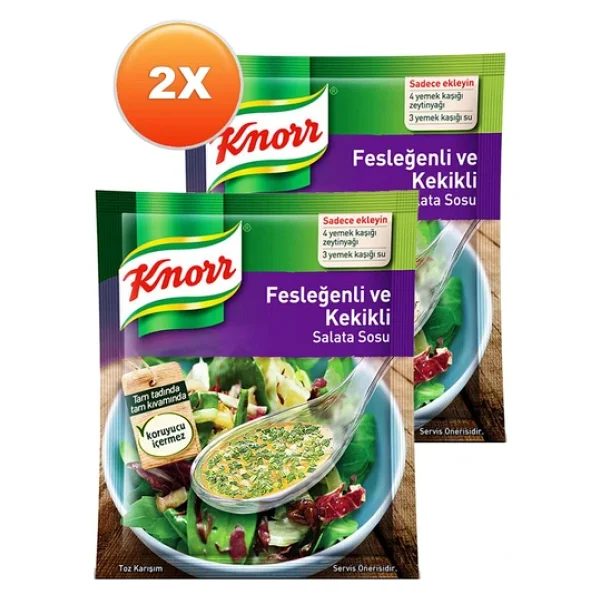 Knorr 50 gr Fesleğenli Kekikli Salata Sosu - Görsel 4