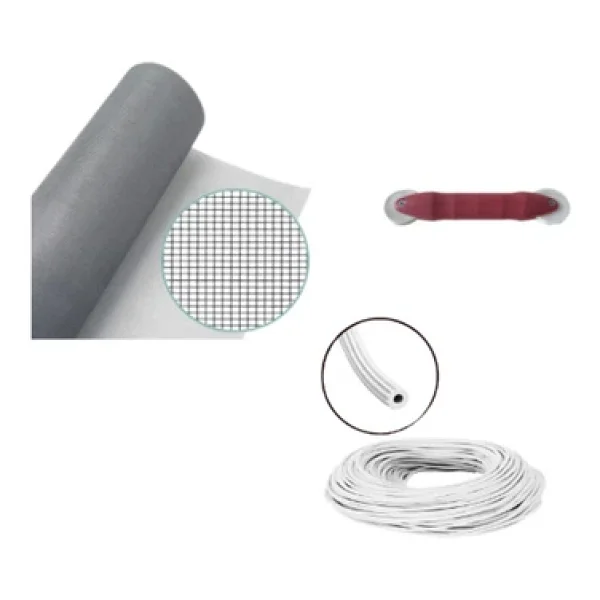 Netpen 3'lü Sineklik Seti 500x120 Cm Tül, 18 Mt. Beyaz Conta, Fitil Çekme Aparatı - Görsel 5