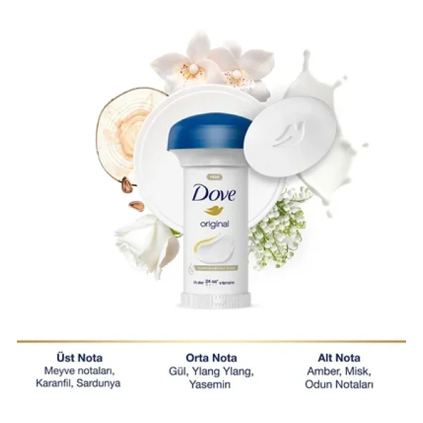 Dove Original Krem 50 ml Stick Deodorant - Görsel 8