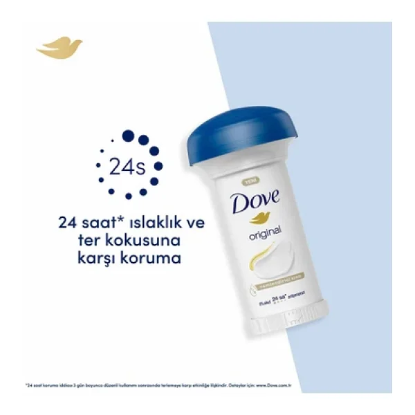 Dove Original Krem 50 ml Stick Deodorant - Görsel 7