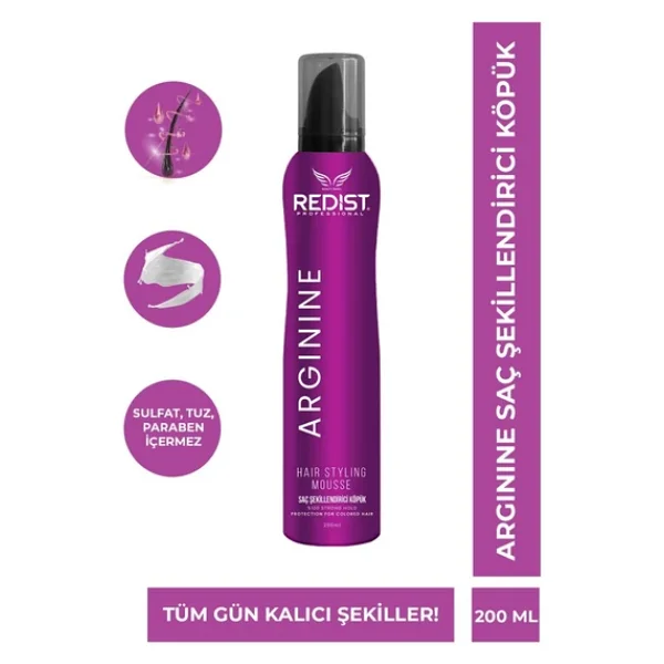 Redist Arginine 200 ml Saç Şekillendirici Köpük - Görsel 5