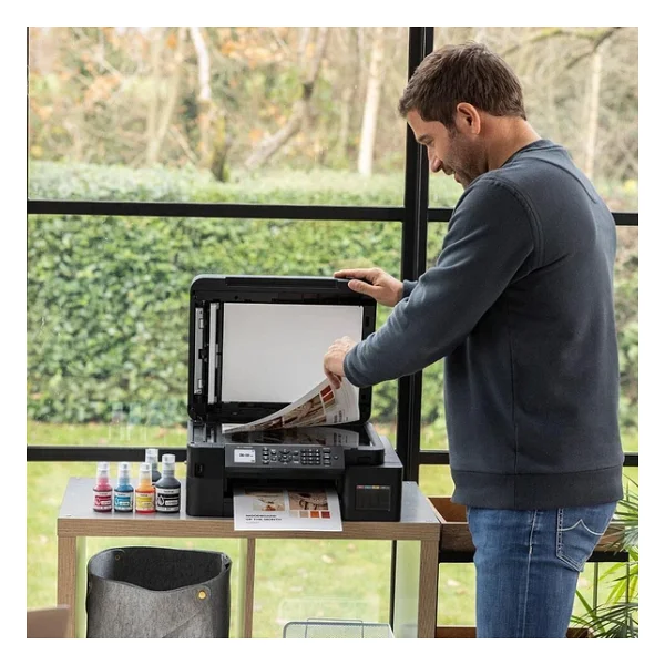 Brother MFC-T930DW Wi-Fi + Tarayıcı + Fotokopi + Faks Renkli Çok Fonksiyonlu Tanklı Mürekkep Püskürtmeli Yazıcı - Görsel 10