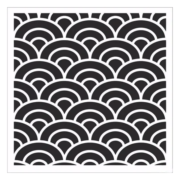 Home Decor Mini Stencil HDM-156 25X25 - Görsel 4