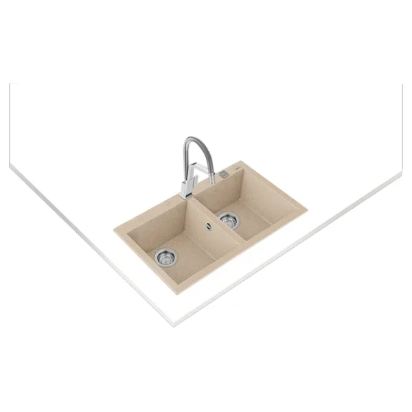 Teka Forsquare 790 TG Çift Hazneli Avena Granit Eviye - Görsel 2