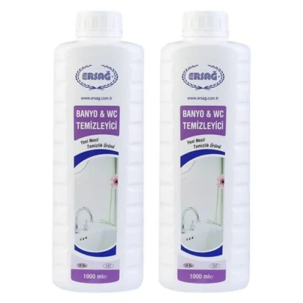 Ersağ Banyo Wc Temizleyici 1000 Ml 2 Adet - Görsel 4