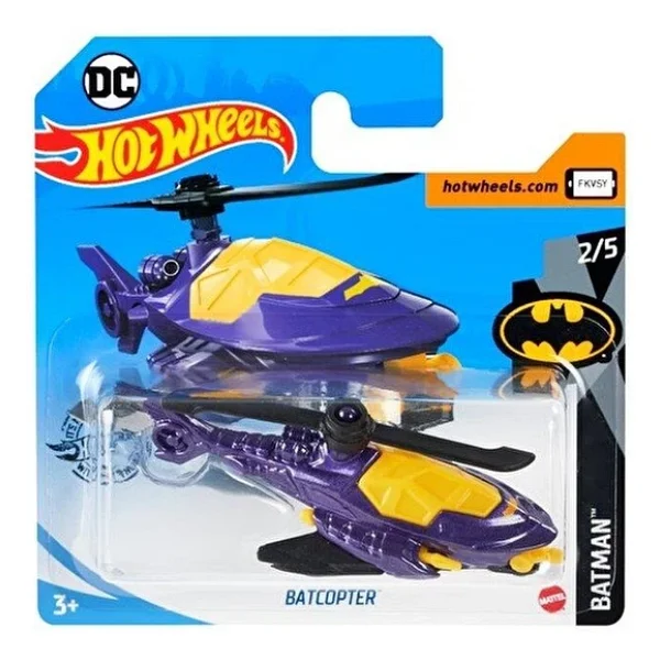 Hot Wheels Batman Batcopter GHF75 - Görsel 5