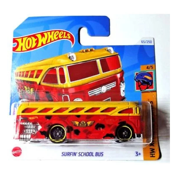 Hot Wheels Xtreme Sports Surfin School Bus HTD58 - Görsel 3