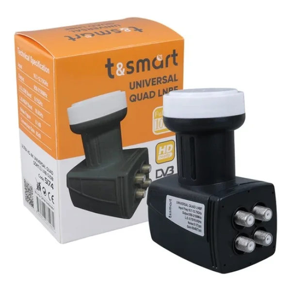 Tsmart 0.1Db Ultra Hd 4K Unıversal Dört Çıkışlı Lnb - Görsel 4