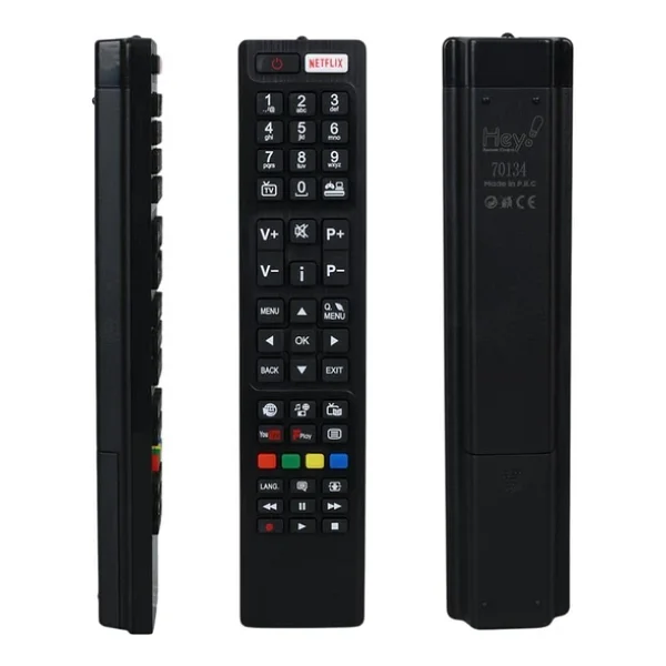 Hey Küçük Kalıp Vestel Netflix - Youtube - Play Tuşlu Lcd Led Tv Kumanda Rc4848f Rc5 30094759 - Görsel 2
