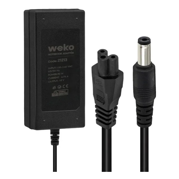 Weko 19 Volt 4.74 Amper 90 Watt Notebook Adaptör (5.5x2.5 Uçlu) - Görsel 5
