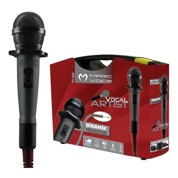 Magicvoice MV-525 Profesyonel Dinamik Kablolu El Mikrofonu - Görsel 8