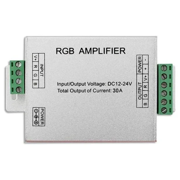 Powermaster PM-4877 12V-24V 30 Amper RGB Amplifier (Repeater) - Görsel 2