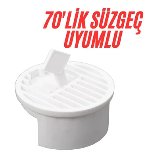 Desıphon 15X15 Süzgeçler İçin Gider Kapağı, Yer Süzgeci, Izgarası Gider Kapağı, Yer Süzgeci Süzeği - Görsel 2