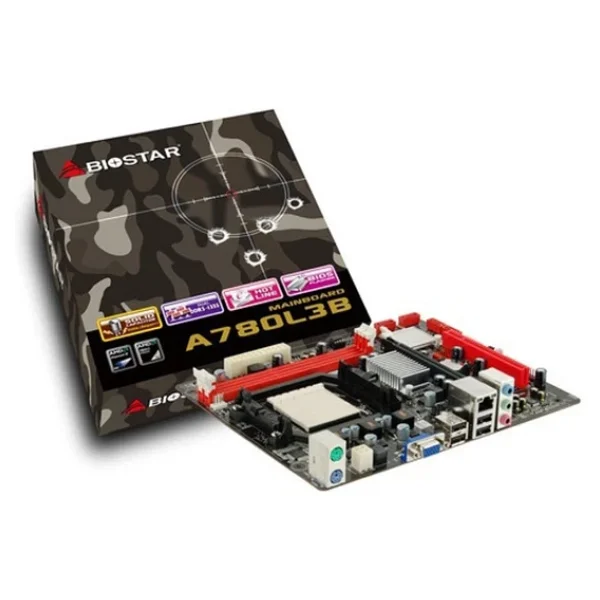 Biostar A780L3B AM3 DDR3 Anakart - Görsel 2