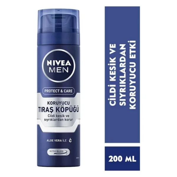 Nivea Men Protect & Care Koruyucu 200 ml Tıraş Köpüğü - Görsel 4
