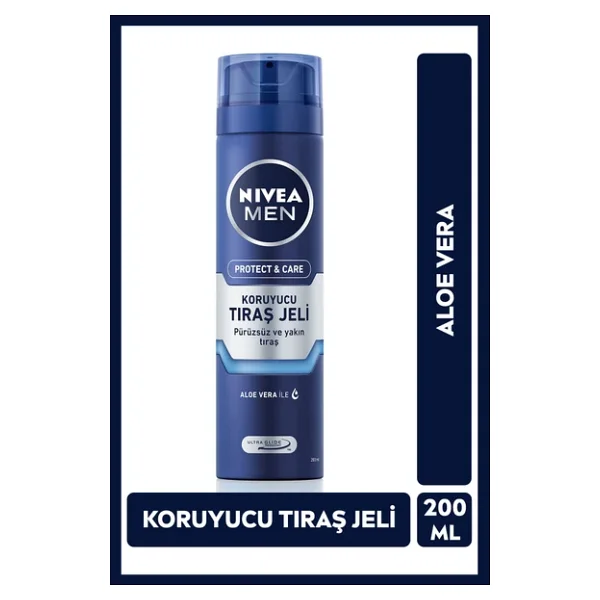 Nivea Men Protect & Care Koruyucu 200 ml Tıraş Jeli - Görsel 2