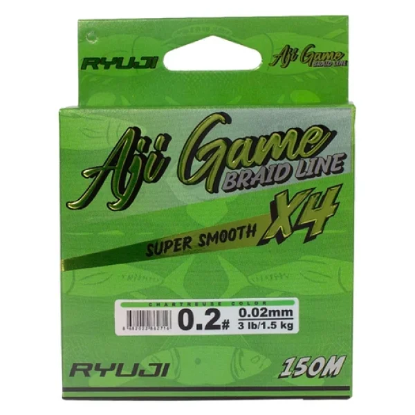 Ryuji Aji Game 4X 150 m 0.02 mm 1.5 kg Chartreuse İp Misina - Görsel 5