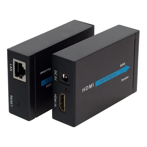 Powermaster HDMI To Cat5-Cat6 Extender 60 Metre Uzatıcı - Görsel 2