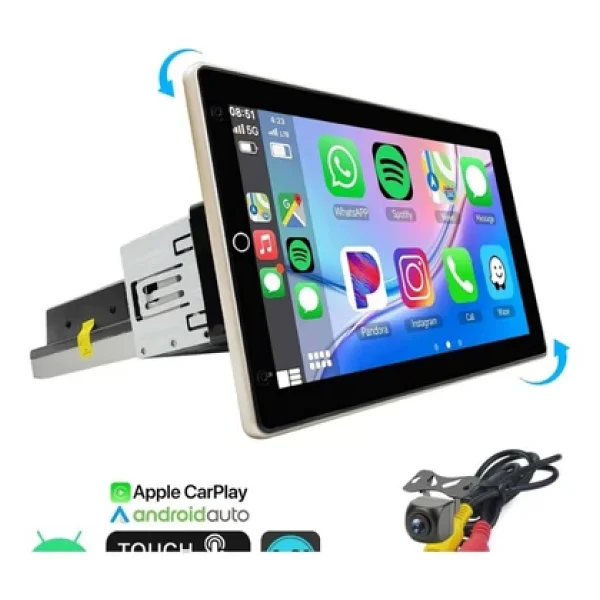 DC-8610BT 10.1'' Android Oto Tablet 2-32 360 Döner Kafa Kameralı - Görsel 4