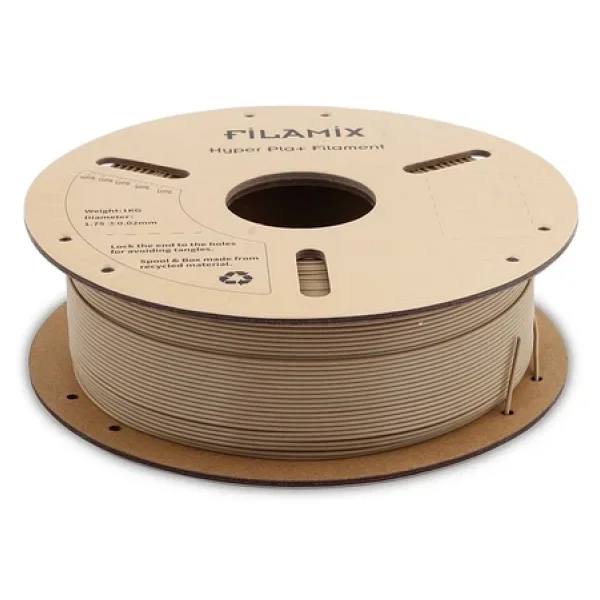 Filamix Hyper Speed PLA 1.75 mm 1 kg Ahşap Filament - Görsel 6