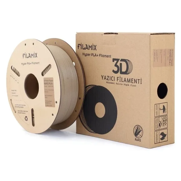 Filamix Hyper Speed PLA 1.75 mm 1 kg Ahşap Filament - Görsel 5