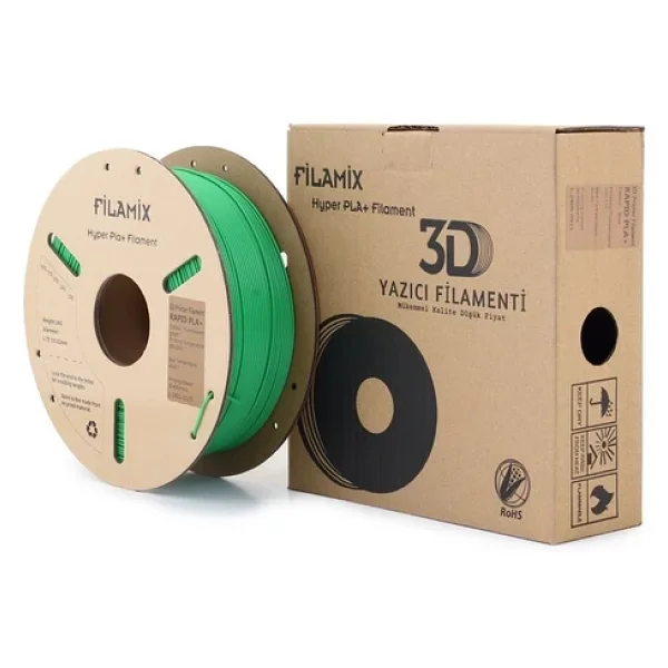Filamix Hyper Speed PLA 1.75 mm 1 kg Florasan Yeşil Filament - Görsel 5
